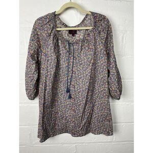 $150 J.CREW Size XS Liberty Art Fabrics Tunic in Amy Hurrel Floral Style 53124